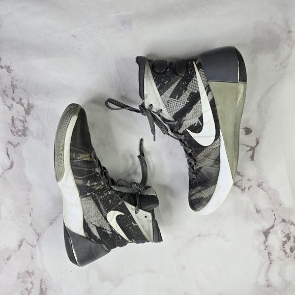 Nike Hyperdunk Mens 7.5 40.5 Wolf Gray Camo Basketball Shoes 749567-010 2015 - Picture 10 of 12